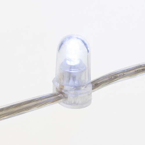 картинка Гирлянда LED Клип-лайт 12 V,  прозрачный ПВХ,  150 мм,  цвет диодов Белый Flashing (Белый) от магазина Сантехстрой