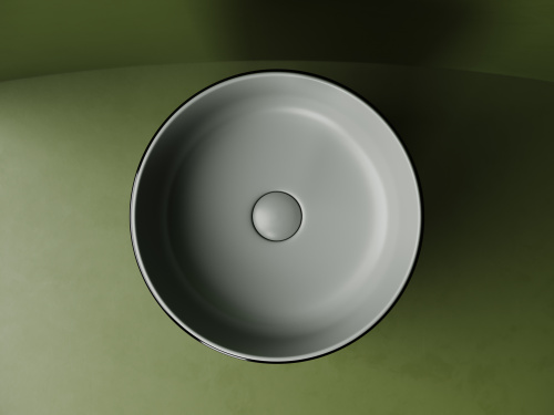 картинка Раковина-столешница Ceramica Nova цвет Антрацит Круглая CN6073MH от магазина Сантехстрой