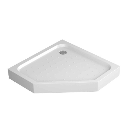 картинка Душевой поддон NG-P9090-14D (90х90х13) трапеция,1 место от магазина Сантехстрой