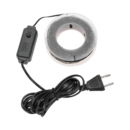 картинка Гирлянда Роса с контроллером 20м,  200LED,  IP20, 230В,  зеленый провод,  белое свечение от магазина Сантехстрой