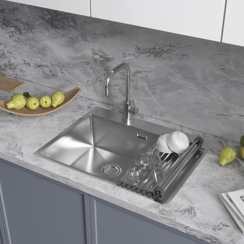 картинка Кухонная мойка Reflexion Maggiore RX2365SS полированная сталь от магазина Сантехстрой