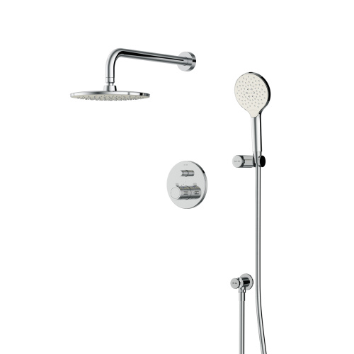 фото ft85a1rh10 x-joy, набор: см-ль д/душа с тмс, верхний душ 220 мм, ручн. душ, хром