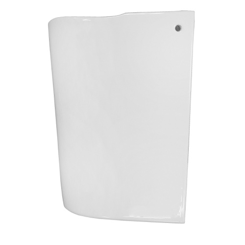 картинка Раковина с полупьедесталом Creo Ceramique RENNES 600х455х500 керамика, белый глянцевый (RE3000+RE3050) от магазина Сантехстрой