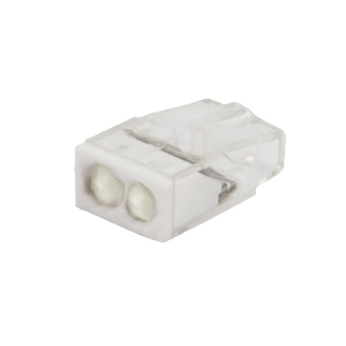 картинка Экспресс-клемма с пастой REXANT СМК 2273-242, 2-проводная 0.5-2.5 мм²,  прозрачная (100 шт. /уп. ) от магазина Сантехстрой