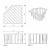 картинка Decor Walther WA ECK1 Корзина универсальная 18x18x9.5см для душа, угловая, подвесная, цвет: золото от магазина Сантехстрой