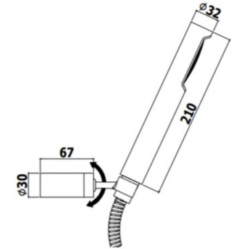 картинка Душевой набор Paffoni Birillo ZDUP036ST от магазина Сантехстрой