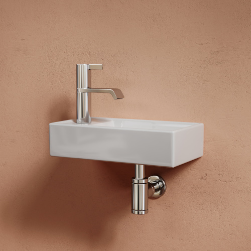 картинка CN6051R Умывальник подвесной прямоугольный (чаша справа, отверстие под смеситель слева) Element 407* от магазина Сантехстрой