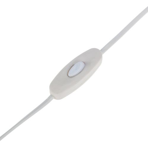 картинка Шнур сетевой 1.8М с выключателем без розетки белый REXANT от магазина Сантехстрой