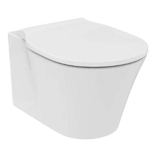 картинка Комплект унитаза с инсталляцией Ideal Standard Connect Air PR212101 с сиденьем Микролифт и клавишей смыва Хром от магазина Сантехстрой