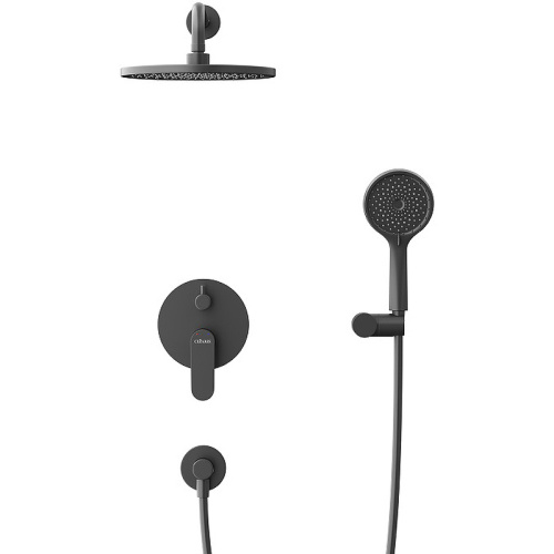 картинка Душевая система Cezares Stylus STYLUS-DSET-NOP Черная матовая от магазина Сантехстрой