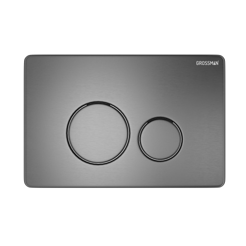 картинка Комплект 3 в 1: Grossman инсталляция 900.K31.01.000+клавиша 700.K31.05.42M.42M графит сатиновый+унитаз GR-4440BMS, 3 места от магазина Сантехстрой