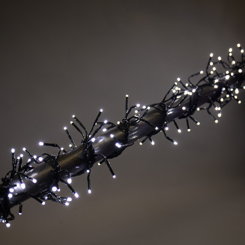 картинка Гирлянда Кластер LED 3 м,  темно-зеленый ПВХ IP20, 288 диодов,  цвет белый от магазина Сантехстрой