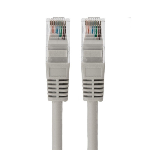 картинка Шнур коммутационный,  патч-корд U/UTP RJ45-RJ45, CAT 5e,  LSZH серый,  5м REXANT от магазина Сантехстрой