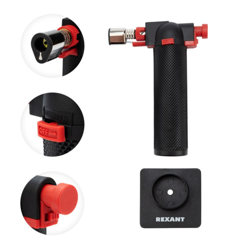 картинка Газовая горелка настольная GT-29 2 режима REXANT от магазина Сантехстрой