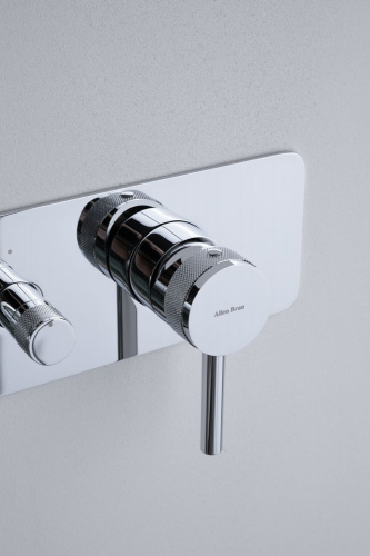 фото смеситель для ванны allen brau priority 5.31a05-00 (с внутренней частью) хром