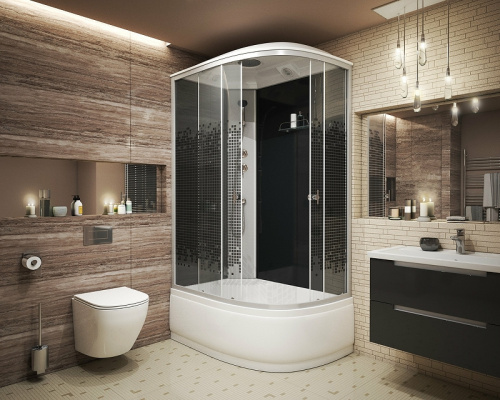 картинка Душевая кабина Niagara Eco NG-7510-14L 120х80 без гидромассажа от магазина Сантехстрой