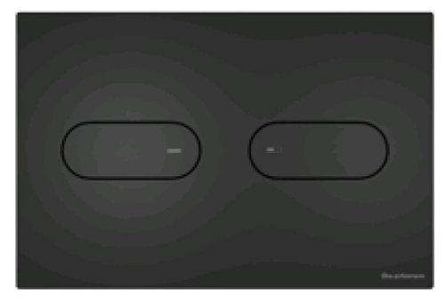 картинка Artceram Смывная клавиша INOX-710, цвет черный матовый от магазина Сантехстрой