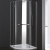 картинка Душевой уголок Cezares Bergamo R-1 Arco 100x100 BERGAMO-W-R-1-100-ARCO-C-Cr-L-IV IV профиль Хром стекло прозрачное от магазина Сантехстрой