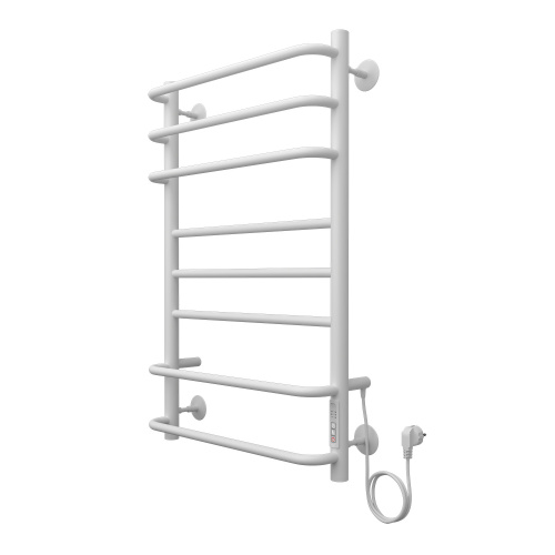 картинка Полотенцесушитель электрический AZARIO MILAN 500/800 8 секций, диммер справа, белый (AZ90858W) от магазина Сантехстрой