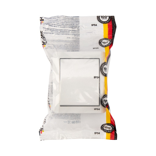 картинка Переключатель проходной INDUSTRIAL IP54, о/у,  белый KRANZ от магазина Сантехстрой