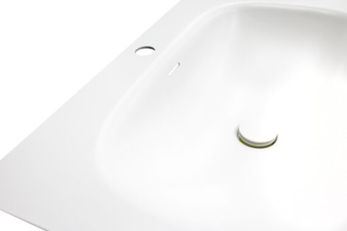 картинка Раковина из авиаля Oliveeka M115W80 белый мат от магазина Сантехстрой