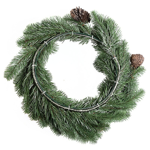 картинка Еловый венок с шишками NEON-NIGHT Ø 45см,  Литой от магазина Сантехстрой