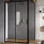 картинка Душевая стенка Ravak Blix Slim BLSPS-80 X9BM40300Z1 профиль Черный стекло Transparent от магазина Сантехстрой