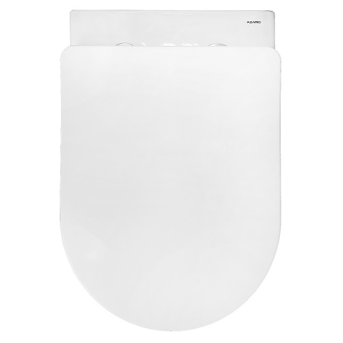 картинка Унитаз подвесной Azario Ollin 360х535х371 безободковый, слив "Торнадо", с быстросъемным сиденьем микролифт (AZ-0513R) от магазина Сантехстрой