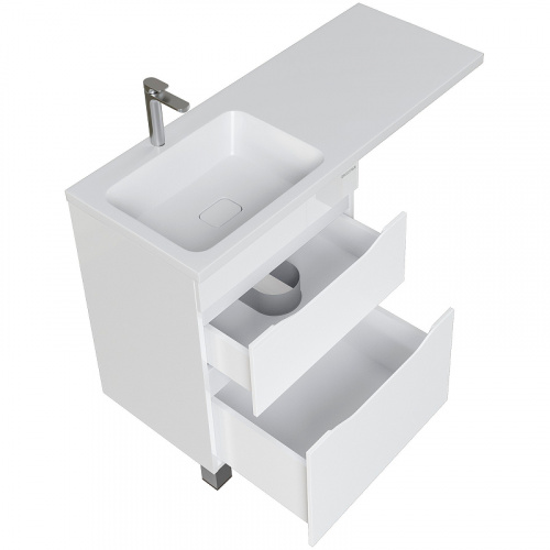 картинка Раковина Grossman Madera Камилла 120 L 1101003 на стиральную машину Белая от магазина Сантехстрой