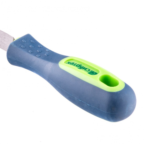 картинка Напильник, 250 мм, трехгранный, двухкомпонентная рукоятка, №2 Сибртех от магазина Сантехстрой