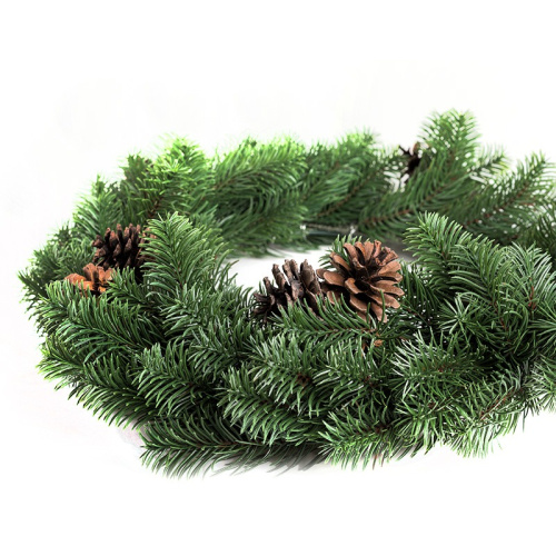 картинка Еловый венок с шишками NEON-NIGHT Ø 45см,  Литой от магазина Сантехстрой