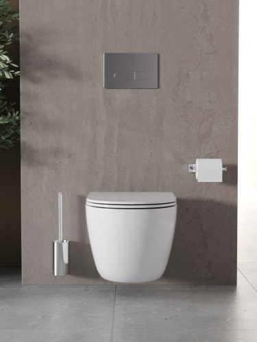 картинка Agger AT03100 унитаз подвесной безободковый, сиденье с микролифтом от магазина Сантехстрой