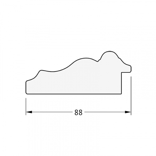 картинка Зеркало Evoform Exclusive 166х76 BY 3595 с фацетом в багетной раме - Римская бронза 88 мм от магазина Сантехстрой