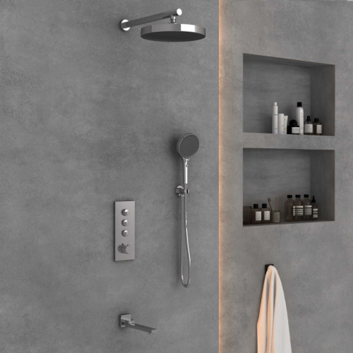 картинка Душевой комплект 300 мм Vincea Inspire VSFW-433TI2CH от магазина Сантехстрой