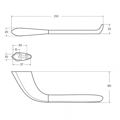 картинка Держатель туалетной бумаги Cezares Liner LINER-PH-01 Хром от магазина Сантехстрой