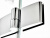 картинка Душевая дверь Ravak Smartline SMSD2-110 В R 0SPDBA00Z1 профиль Хром стекло Transparent от магазина Сантехстрой