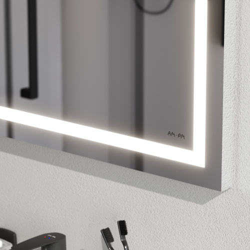 картинка M91AMOX0601WG Универсальное зеркало настенное с контурной LED-подсветкой, 60 см от магазина Сантехстрой