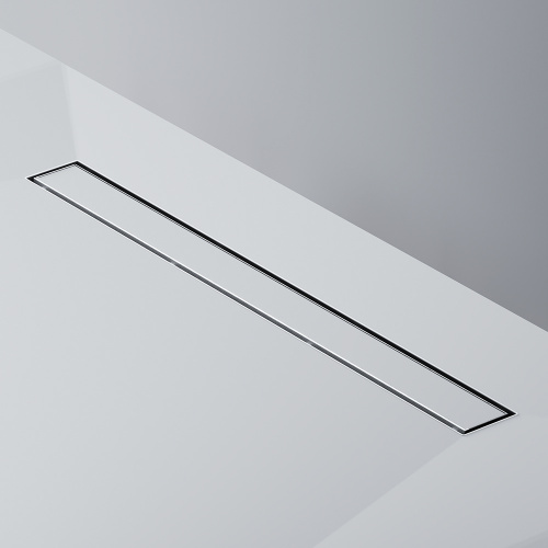 картинка W01SC-U11-070-04SB MasterFlow Трап для душа линейный универс затвор Tile 70см цвет сталь мат от магазина Сантехстрой