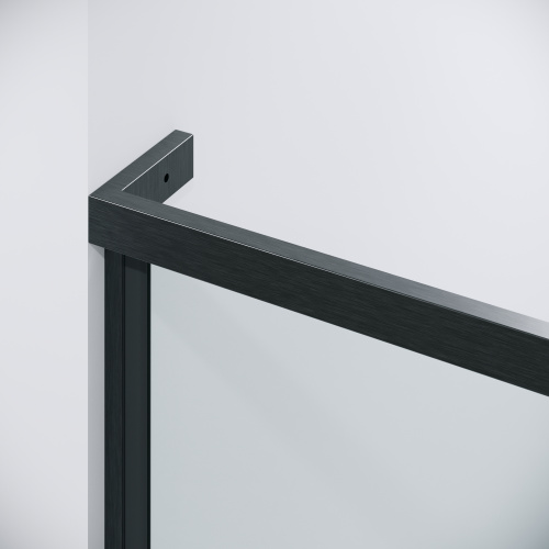 картинка Боковая стенка Grossman Pragma 200.K33.03.90.42.00 (90х195) графит сатин,стекло прозрачное, 1 место от магазина Сантехстрой