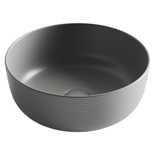 картинка Раковина-столешница Ceramica Nova цвет Антрацит Круглая CN6073MH от магазина Сантехстрой