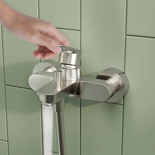 фото смеситель для ванны vitra flow soft a42946exp хром