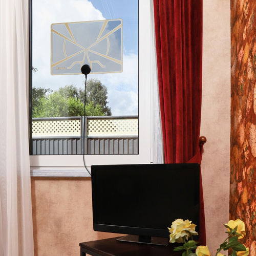 картинка Антенна комнатная «Активная» с USB питанием,  для цифрового телевидения DVB-T2, Ag-711 REXANT от магазина Сантехстрой