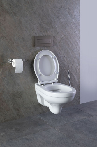 картинка Чаша подвесного унитаза Logan 1451-001-0129 белая от магазина Сантехстрой