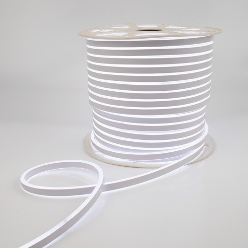 картинка Гибкий неон LED SMD 8х16 мм,  двухсторонний,  белый,  120 LED/м,  бухта 100 м от магазина Сантехстрой