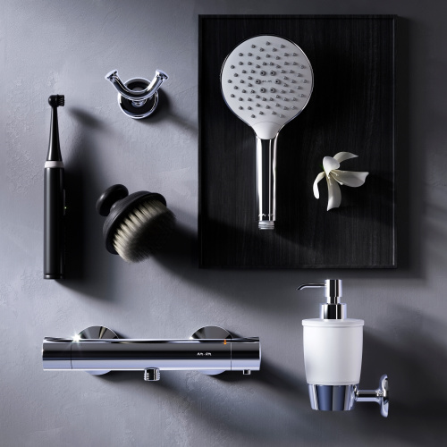 фото f8040000 like, смеситель д/душа с термостатом, хром, шт