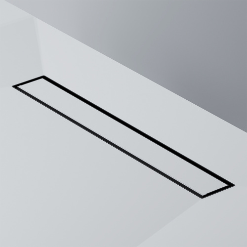 картинка W01SC-U11-050-04BM MasterFlow Трап для душа линейный универс затвор Tile 50см цвет черн мат от магазина Сантехстрой