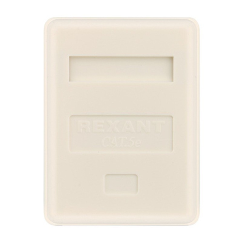 картинка Рoзетка компьютерная внешняя 1-порт UTP RJ-45 (8P-8C),  CAT 5e,  REXANT от магазина Сантехстрой