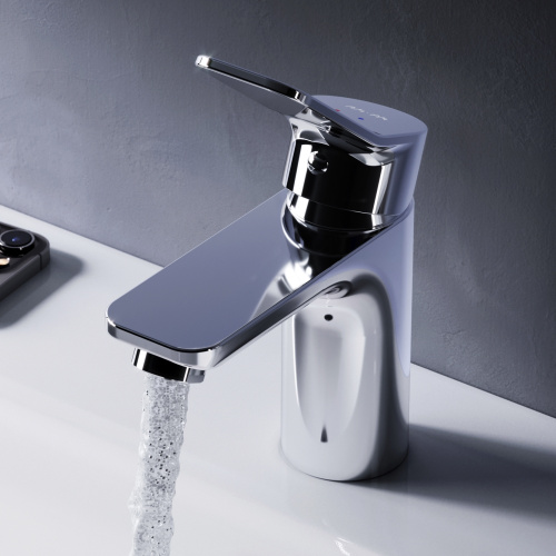 картинка F85A02100 X-Joy, смеситель для умывальника излив 100 мм, хром, шт от магазина Сантехстрой