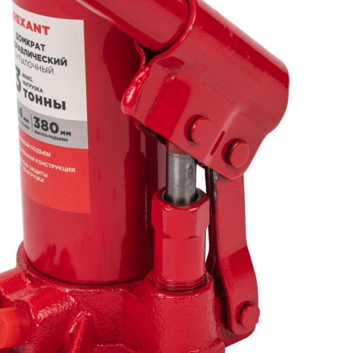 картинка Домкрат гидравлический бутылочный 3т REXANT от магазина Сантехстрой