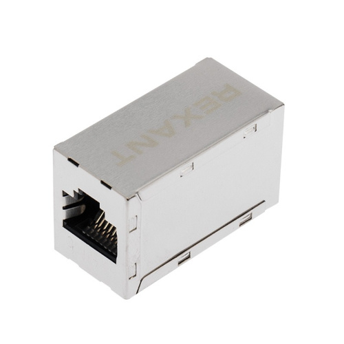 картинка Адаптер проходной FTP RJ-45(8P-8C),  CAT 6 REXANT от магазина Сантехстрой